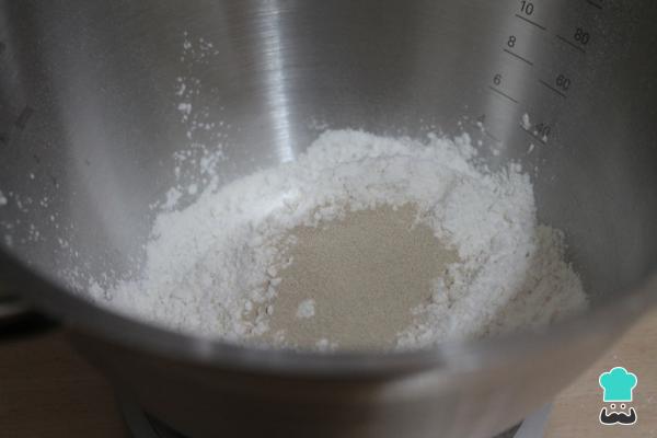 Recette de pain de blé entier sans gluten - Étape 1