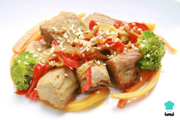Recette Thon sauté aux légumes - Étape 8
