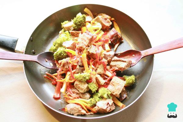 Recette Thon sauté aux légumes - Étape 7