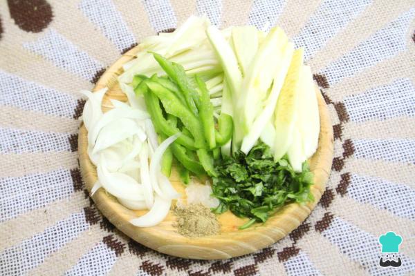 Recette de curry de poisson vert - Étape 3