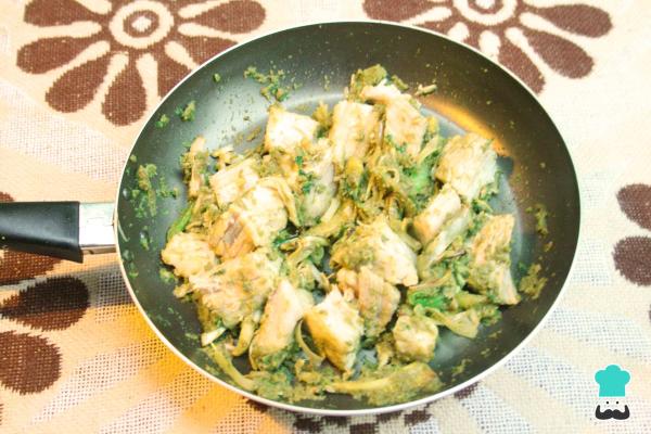 Recette de curry de poisson vert – Étape 9