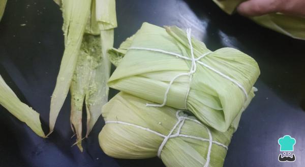 Recette de Tamalitos verts – Étape 10