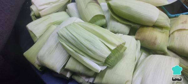 Recette de Tamalitos verts – Étape 9