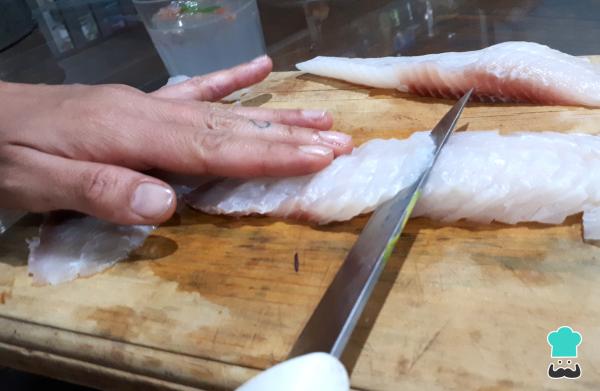 Recette d'aguachile de poisson vert - Étape 1