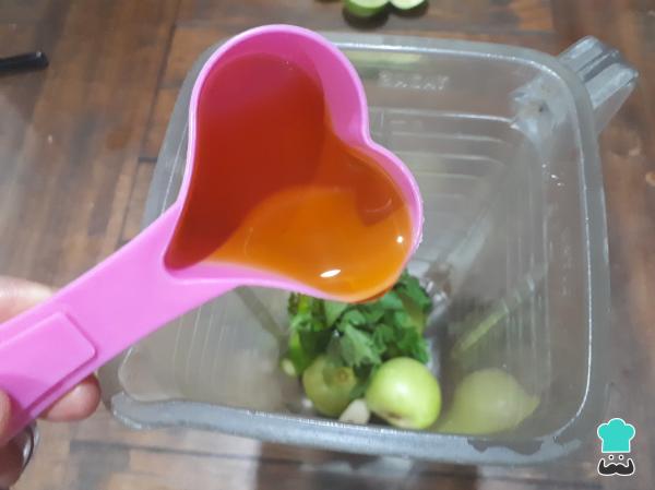 Recette d'aguachile de poisson vert - Étape 3