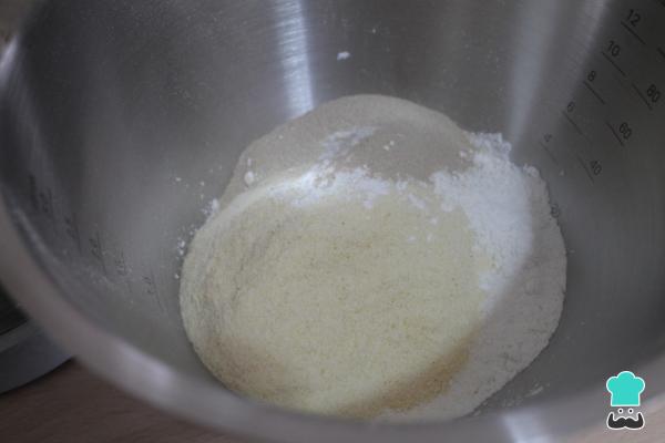 Recette de pain de maïs sans gluten - Étape 1