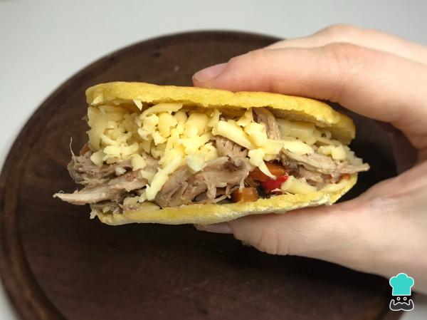 Recette Arepa pelúa - Étape 7
