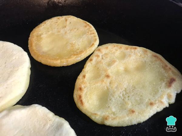 Recette Arepa paisa - Étape 4
