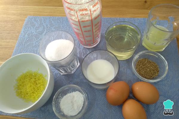 Recette de Cake à l'anis et au citron - Étape 1