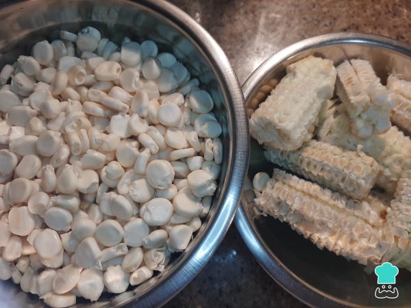 Recette d'Humitas sucrées - Étape 1