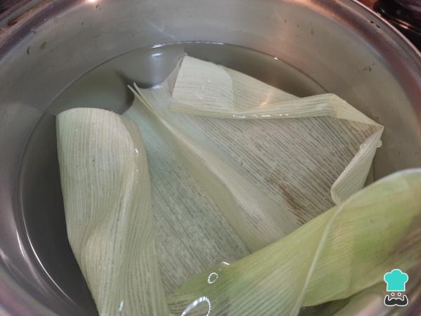 Recette d'humitas sucrées - Étape 2