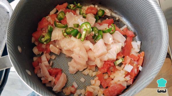 Recette de poulet Huaraches - Étape 4