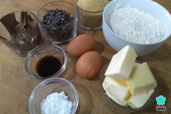 Recette de biscuits au Nutella - Étape 1