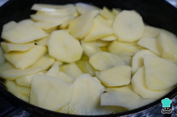 Recette de pommes de terre Arrieras - Étape 1
