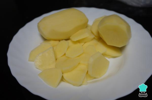 Recette de pommes de terre Peloton - Étape 1