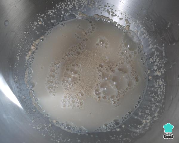 Recette de pain de soja - Étape 1