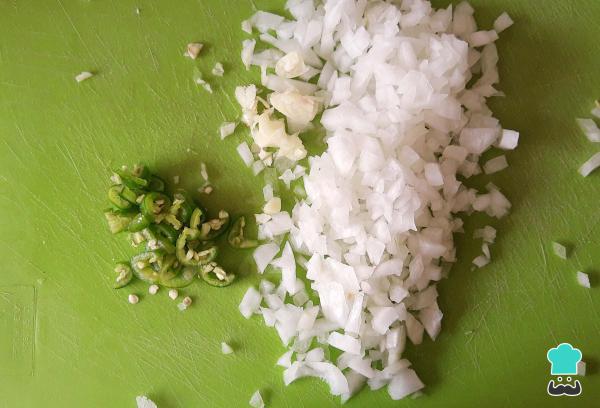 Recette de Tacos Huitlacoche - Étape 1