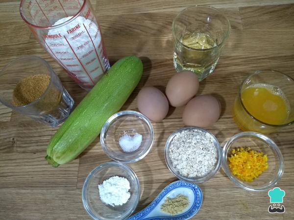 Recette de gâteau aux courgettes - Étape 1