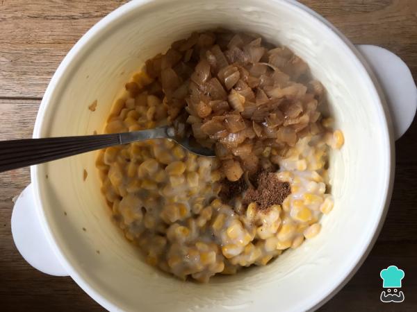 Recette Tarte au maïs et sauce blanche - Étape 4