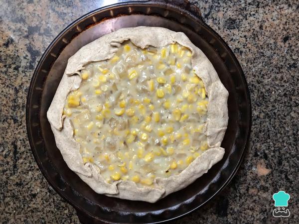 Recette Tarte au maïs et sauce blanche - Étape 6