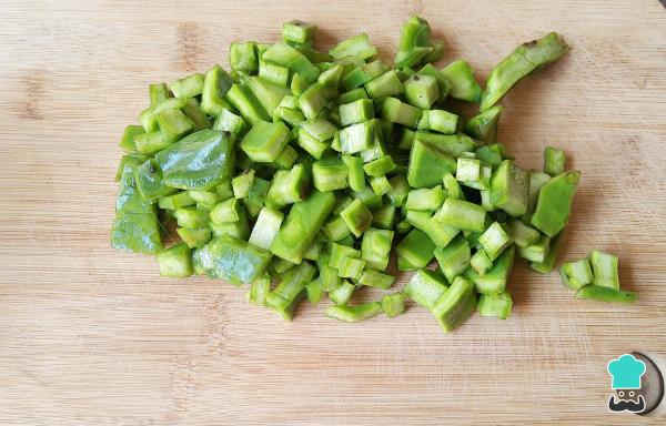Recette de tortillas au nopal - Étape 1