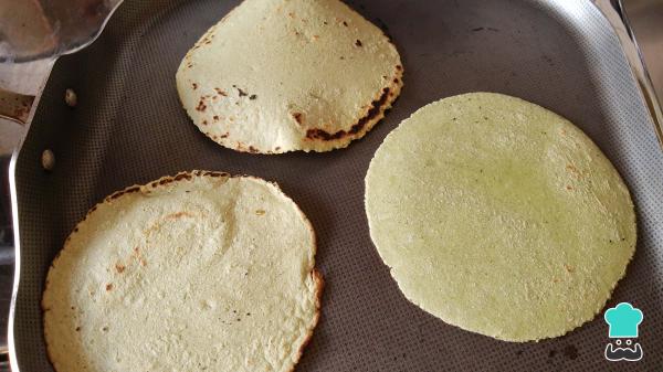 Recette de tortillas au nopal - Étape 5