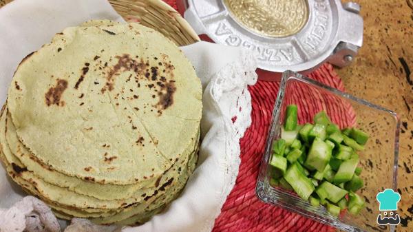 Recette de tortillas au nopal - Étape 6