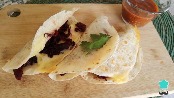 Recette de Quesadillas aux fleurs jamaïcaines - Étape 5