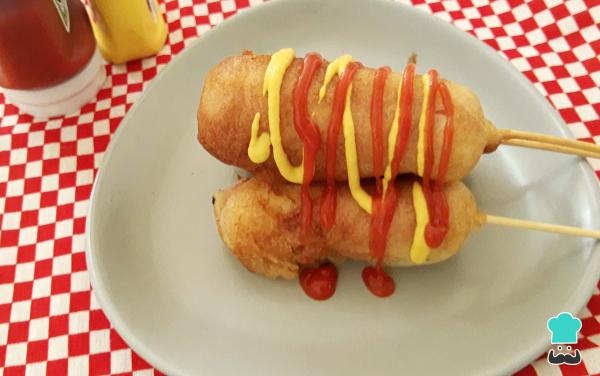 Recette de banderilles à la farine de crêpes - Étape 5