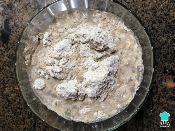 Recette de tortillas à la farine de blé entier - Étape 1