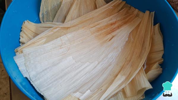 Recette de Tamales aux légumes - Étape 1