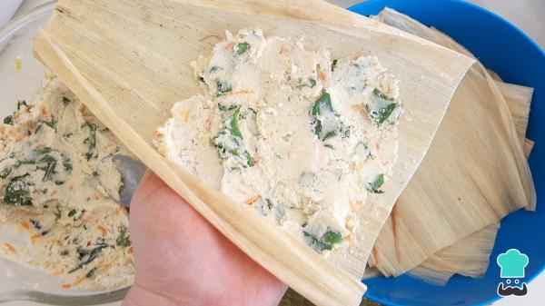 Recette de Tamales aux légumes - Étape 7