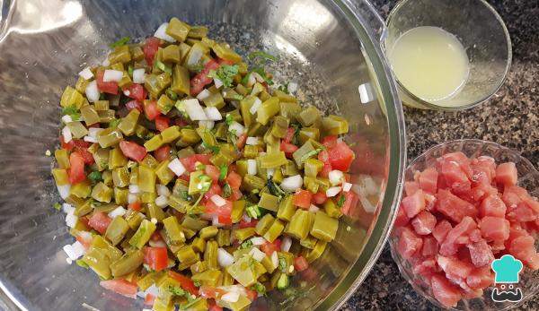 Recette de Ceviche Nopal - Étape 5