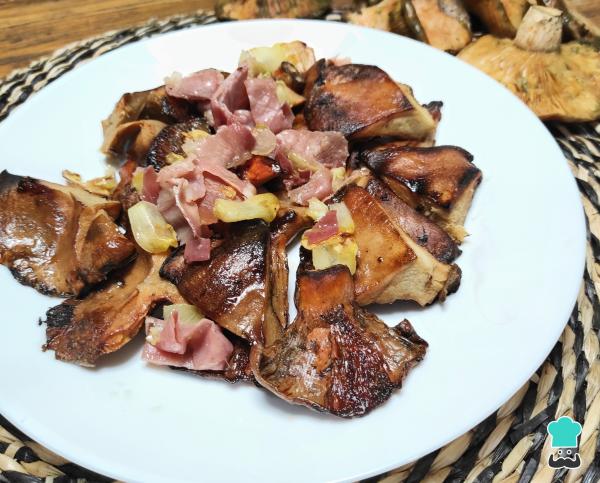 Recette Chanterelles grillées - Étape 4