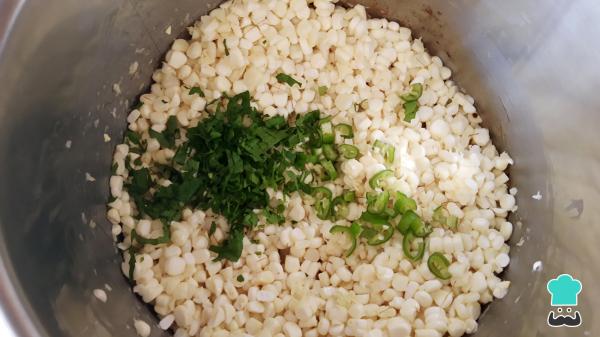 Recette d'Esquites à la moelle - Étape 4