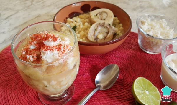 Recette d'Esquites à la moelle - Étape 7