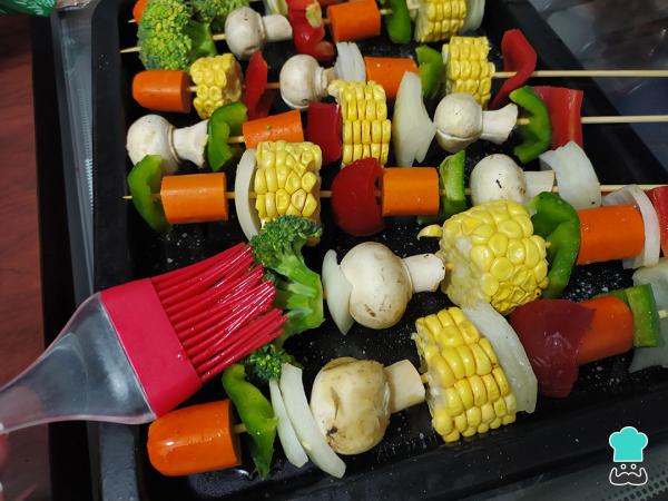 Recette d'Anticuchos végétariens - Étape 4