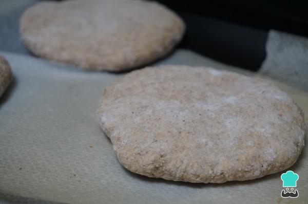 Recette de pain pita au blé entier - Étape 5