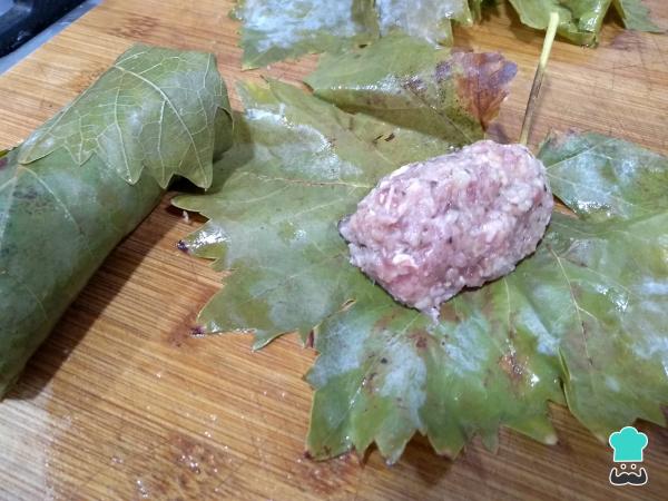 Recette de Dolmas turcs (feuilles de vigne farcies) – Étape 5