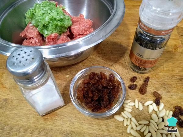 Recette de Dolmas turcs (feuilles de vigne farcies) – Étape 3