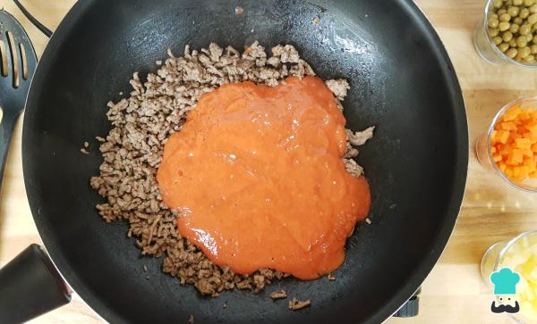 Recette Picadillo Sopes - Étape 4