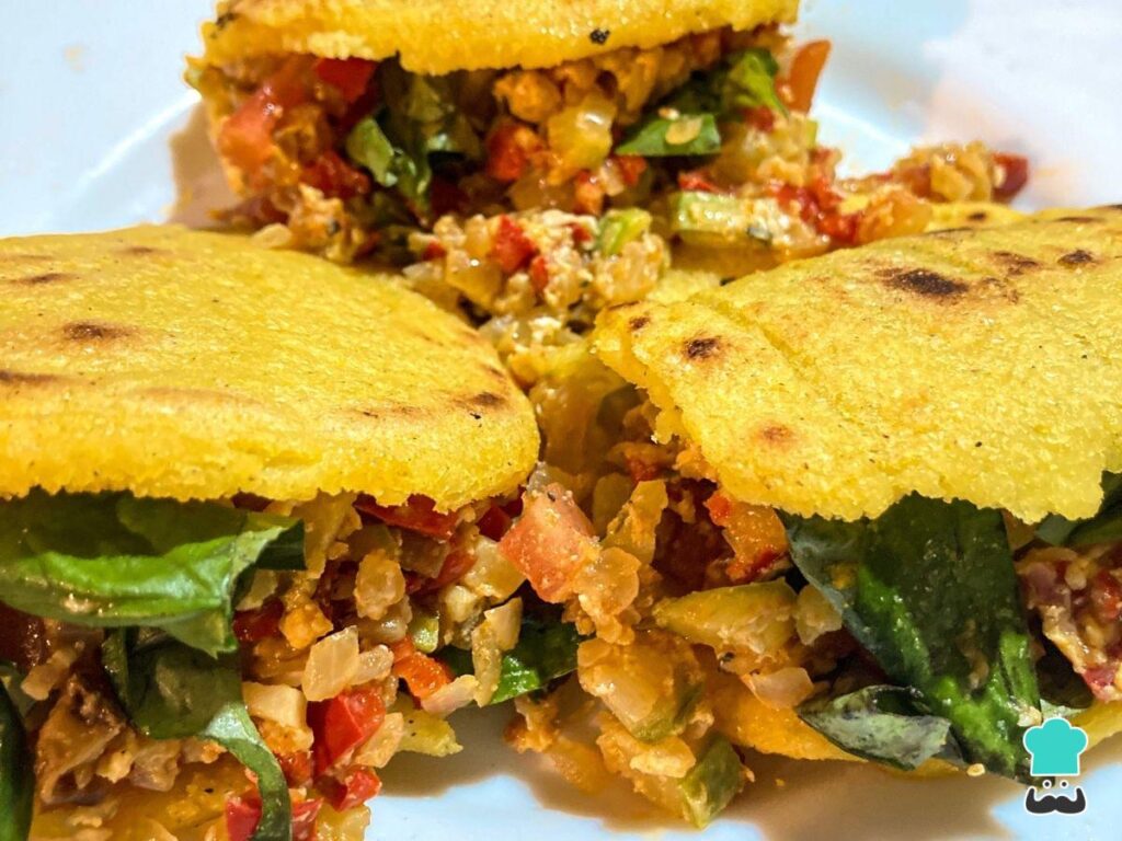 Recette d'arepas végétariennes
