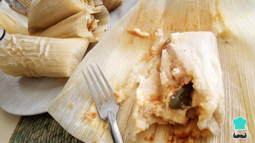 Recette de Tamales de rajas au fromage