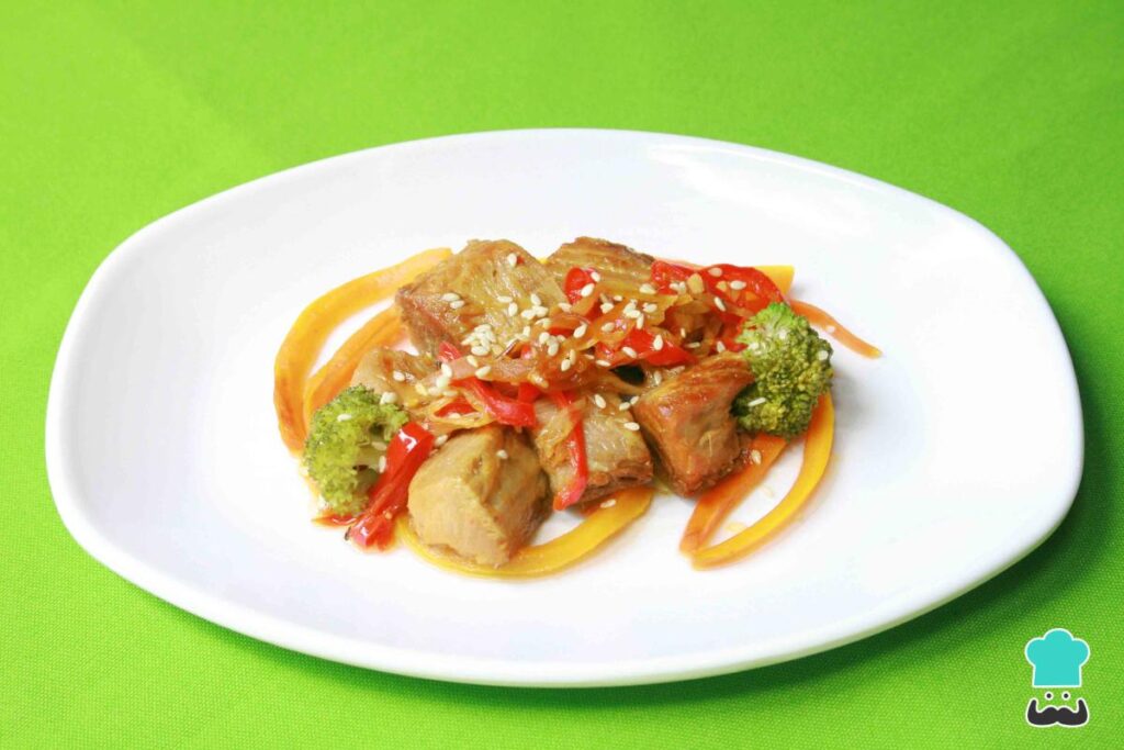 Recette de Thon sauté aux légumes