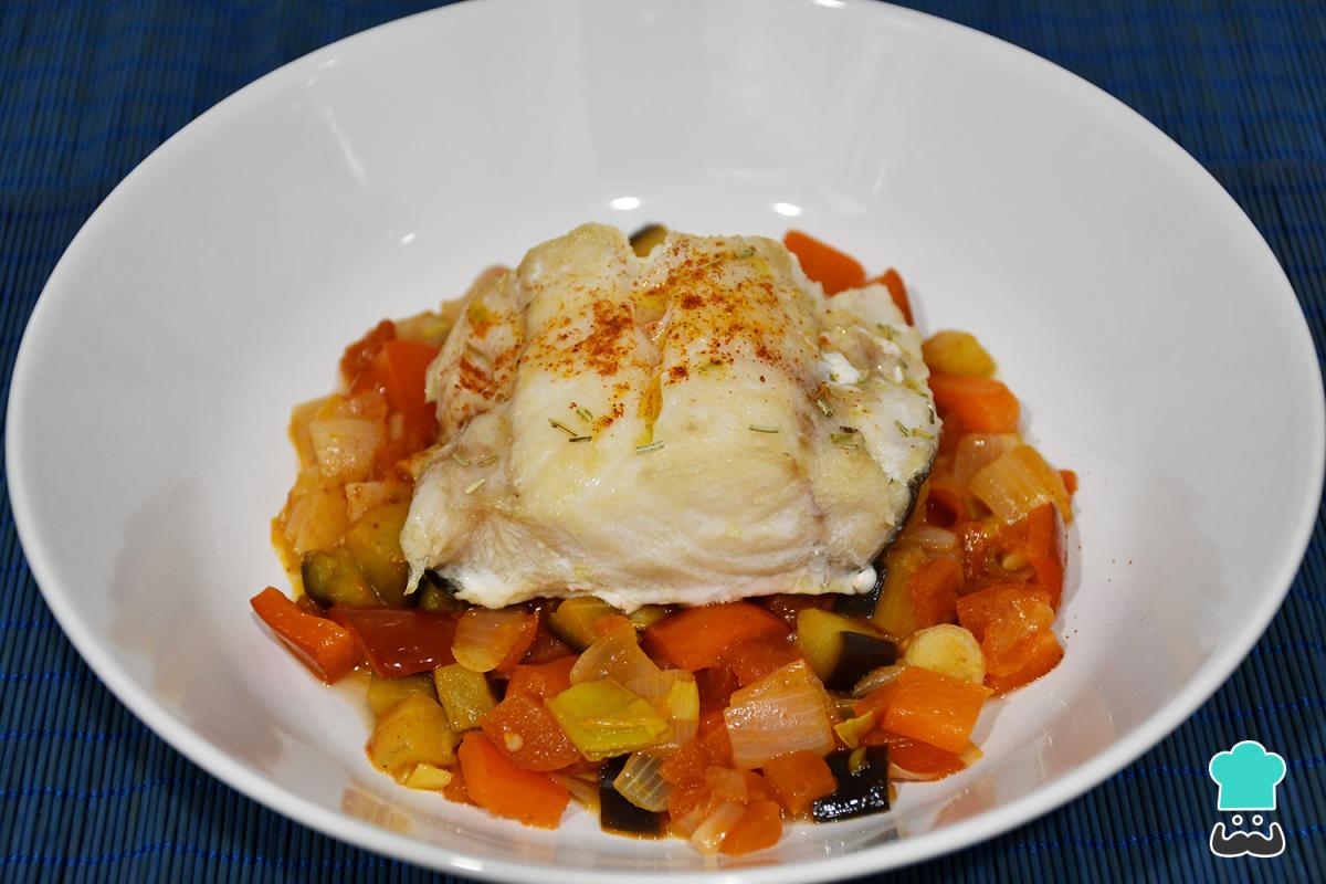 Recette de cabillaud à la ratatouille