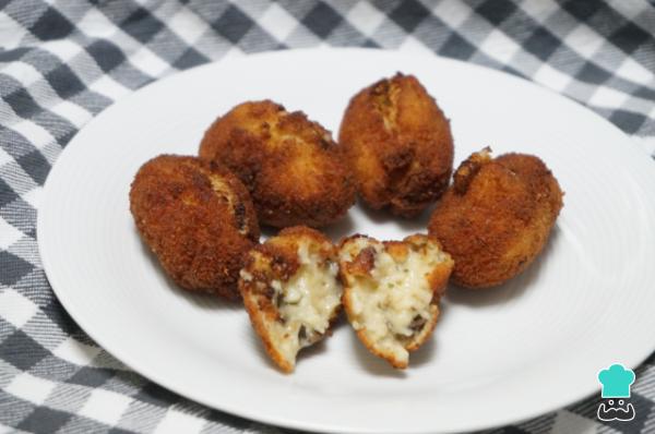Recette de croquettes aux champignons