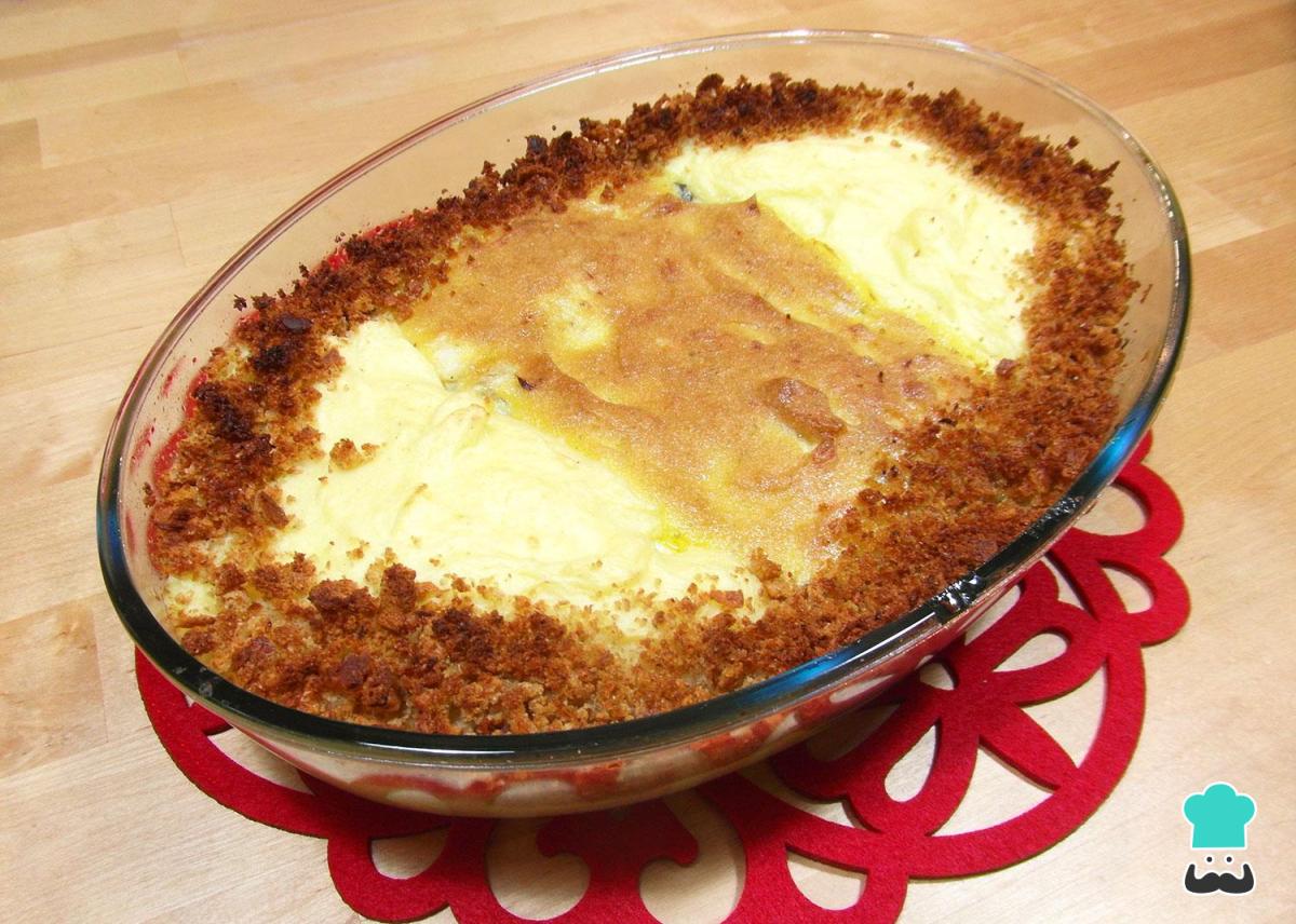 Recette de gratin de morue avec mayonnaise et purée de pommes de terre