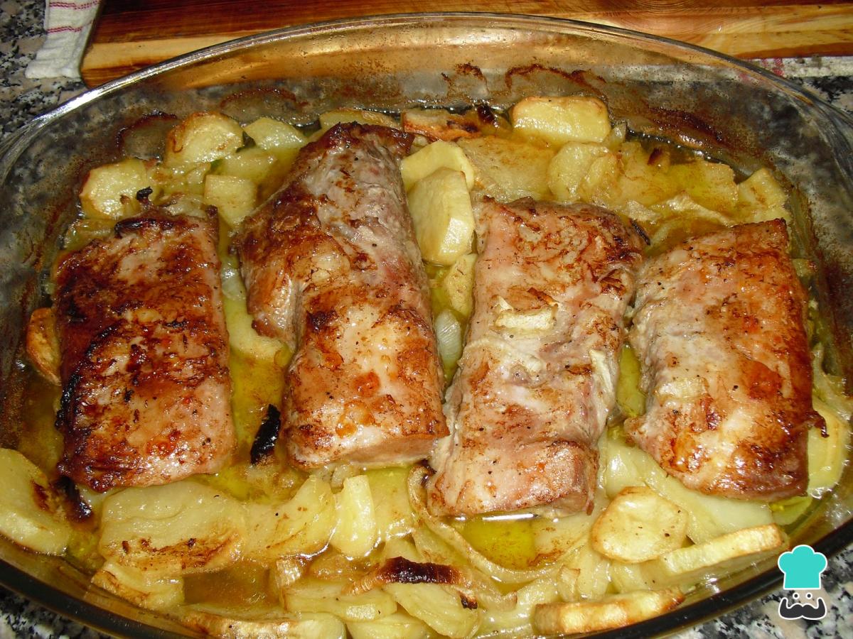 Recette de longe de porc aux poireaux
