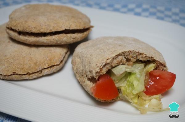 Recette de pain pita au blé entier