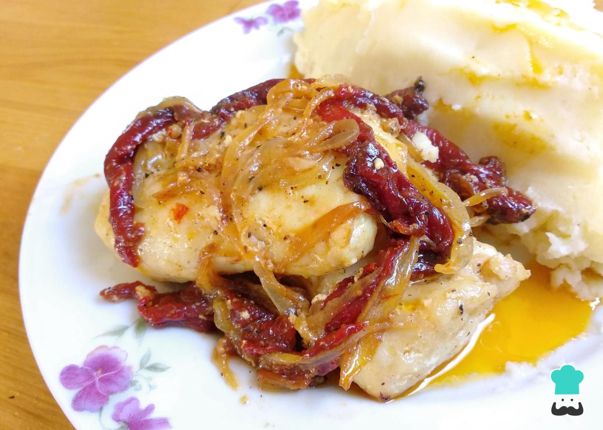 Recette de poisson aux oignons et poivrons